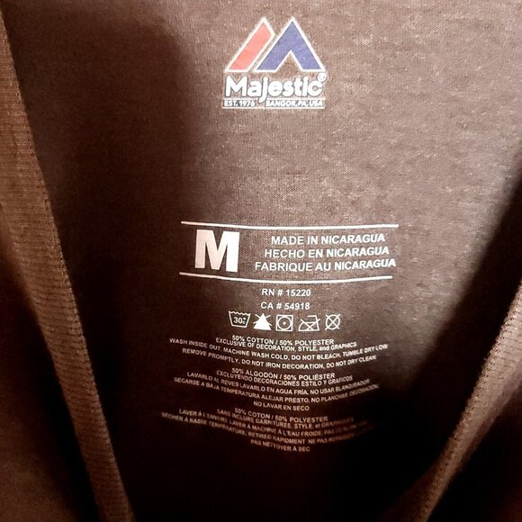 NFL Majestic Indianapolis Colts Grey Short Sleeve Shirt Medium - Picture 5 of 5